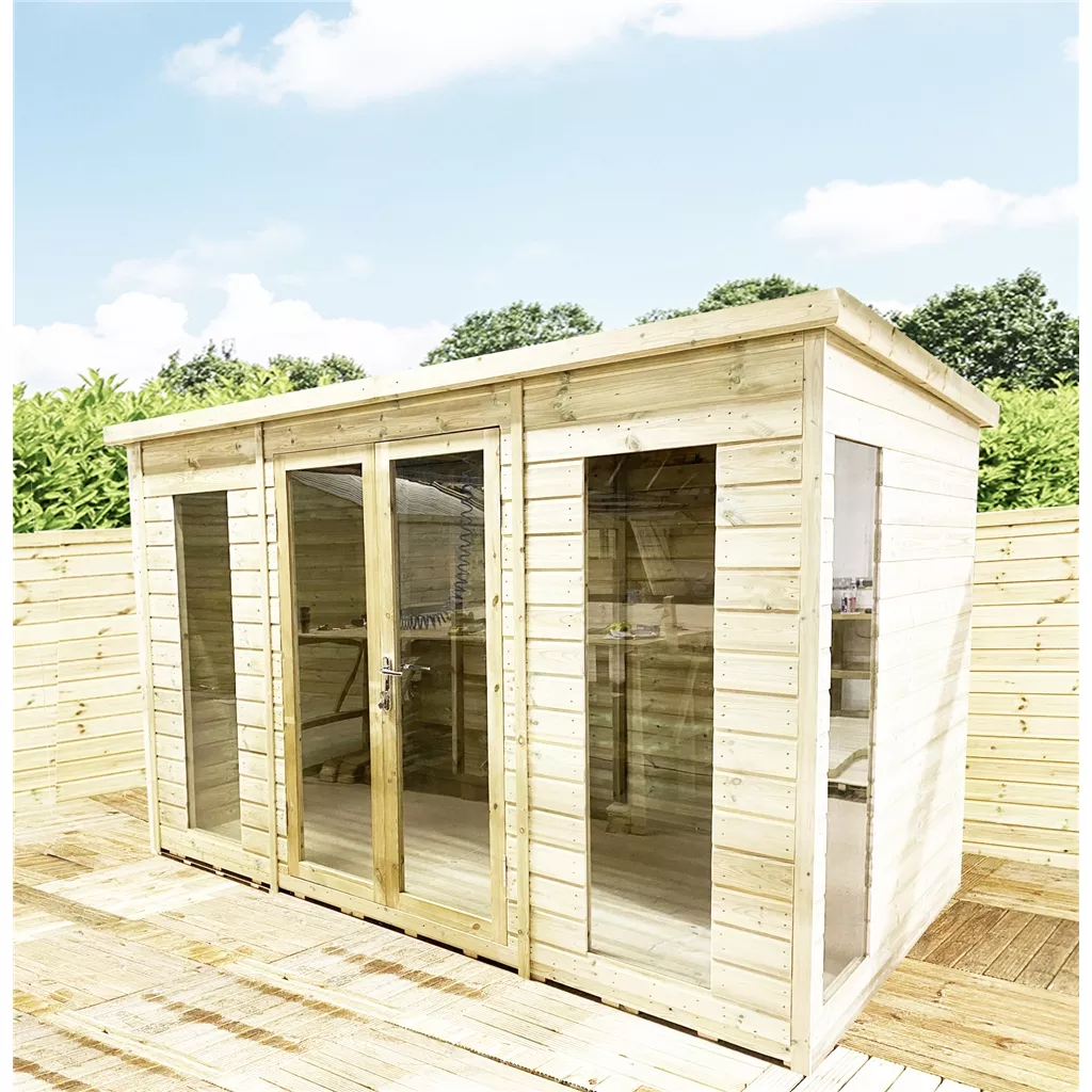 14 x 5 Pressure Treated Pent Summerhouse product image
