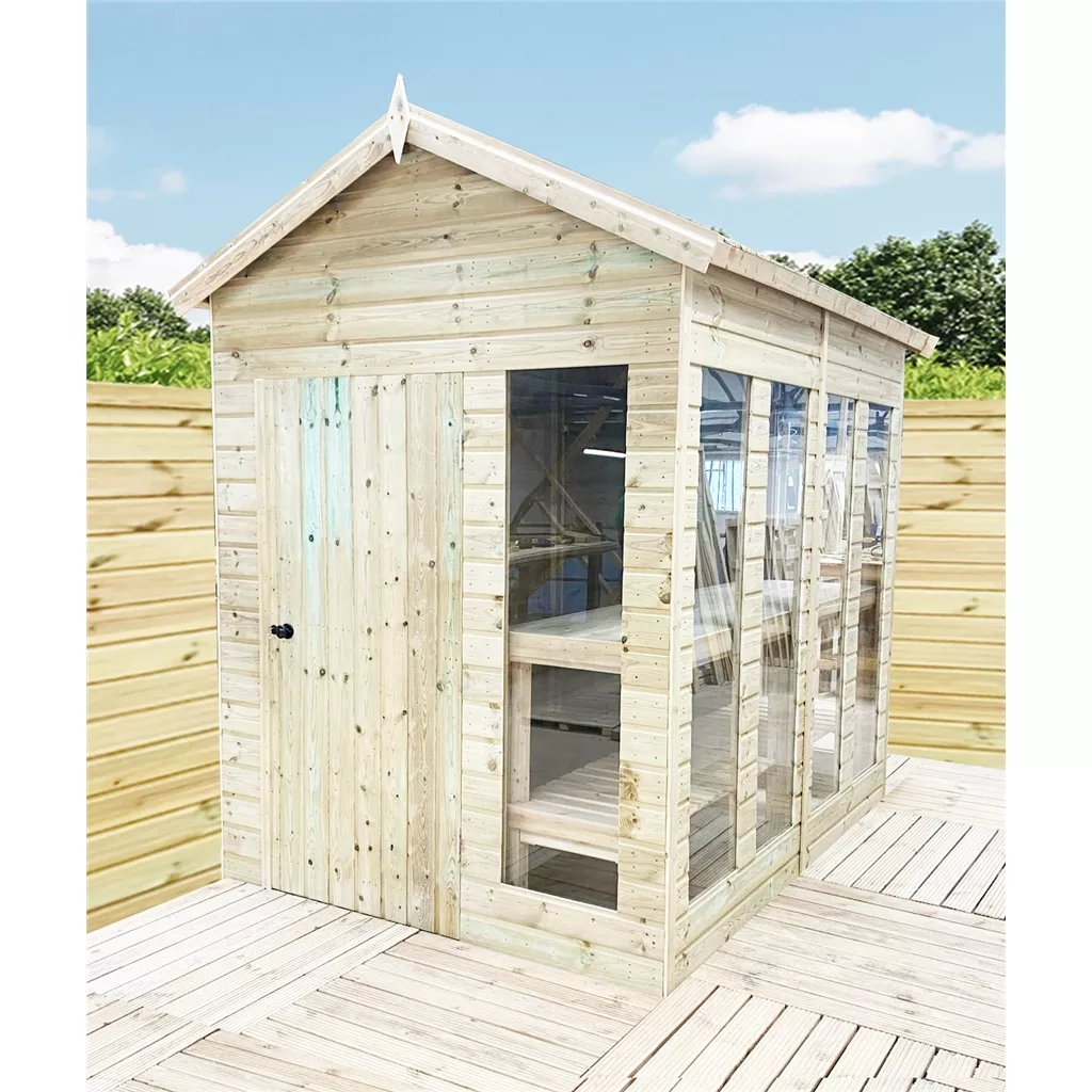 13 x 8 Pressure Treated Apex Potting Summerhouse product image