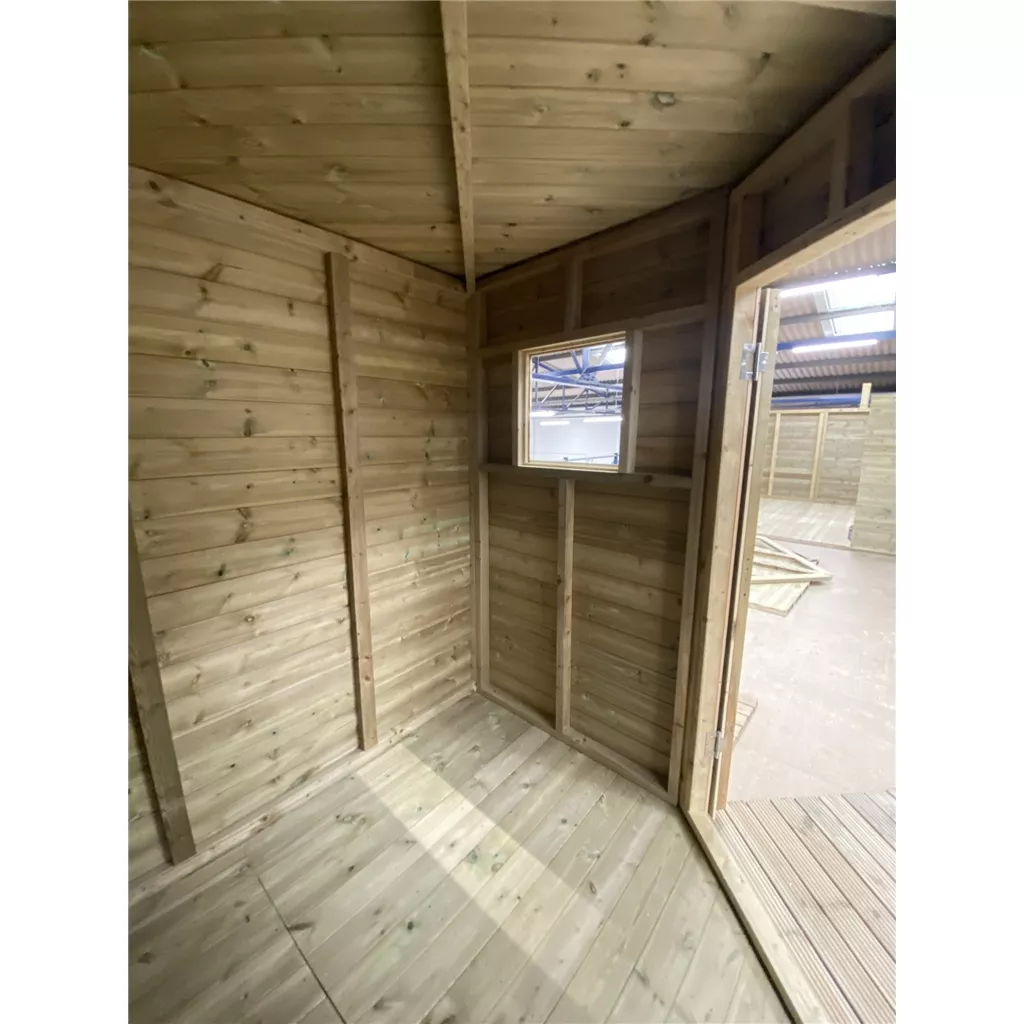 9 x 9 Corner Pressure Treated Workshop product image