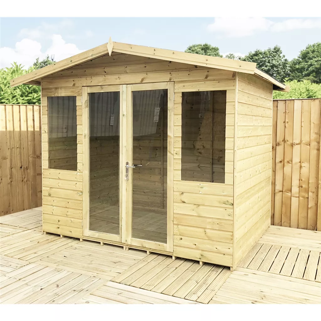 10 x 12 Fully Insulated Apex Summerhouse product image
