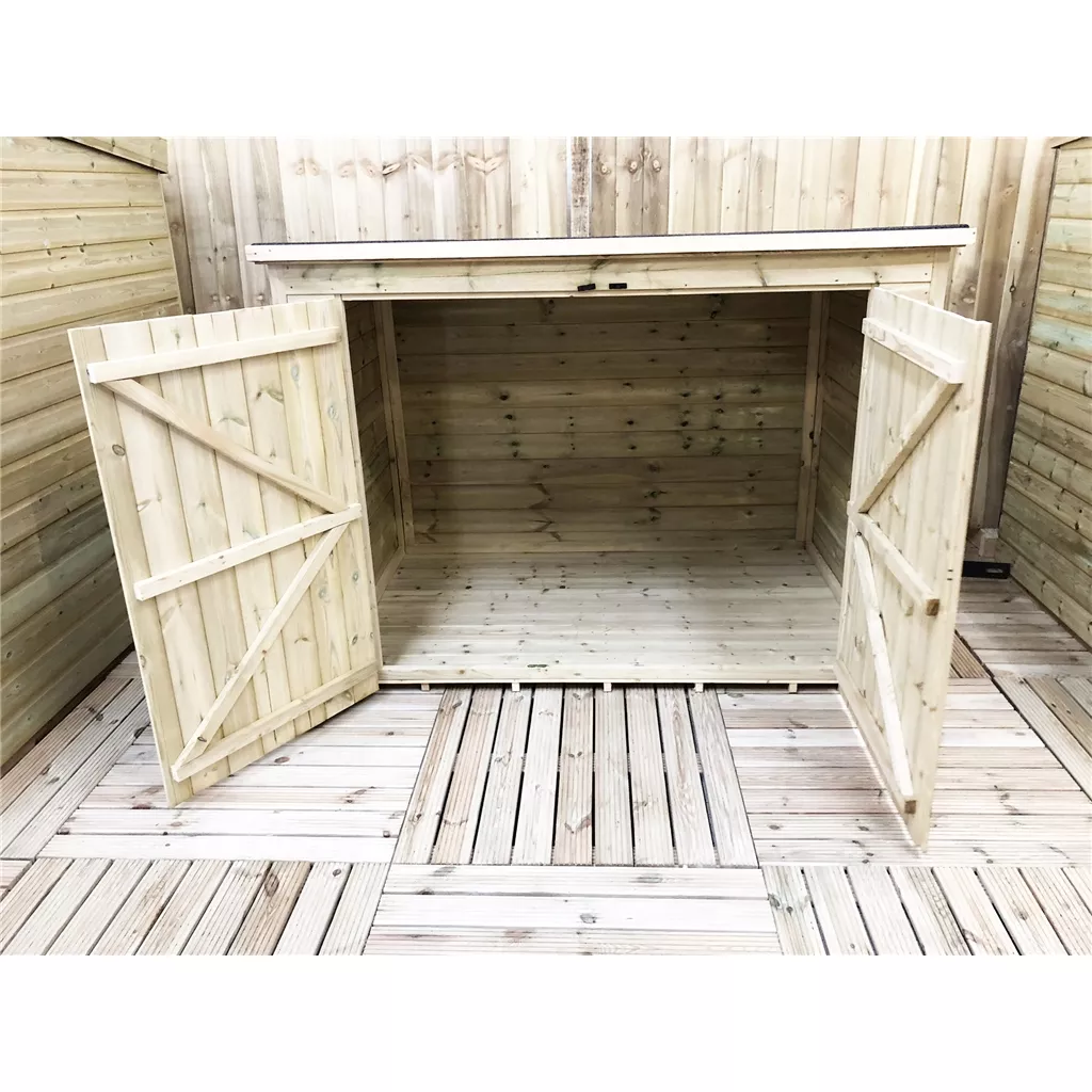 8 x 5 Pressure Treated T&G Bike Store With Double Doors product image