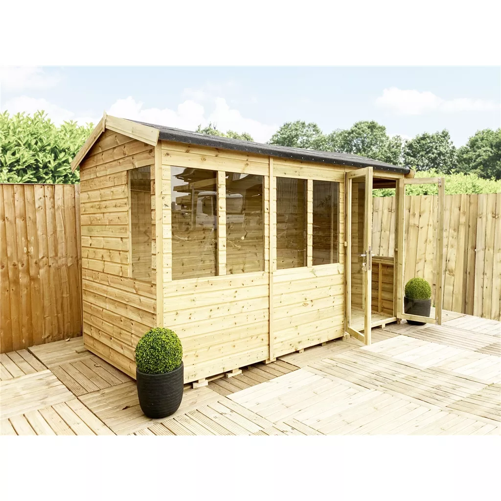 16 x 12 Reverse Pressure Treated Apex Summerhouse product image