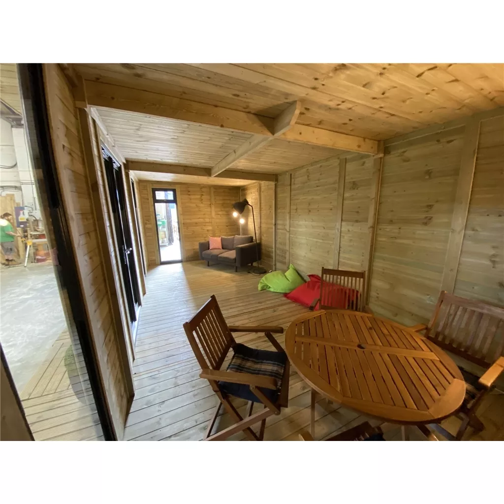10 x 10 Executive Plus Insulated Garden Office – PVC French Doors & Windows product image
