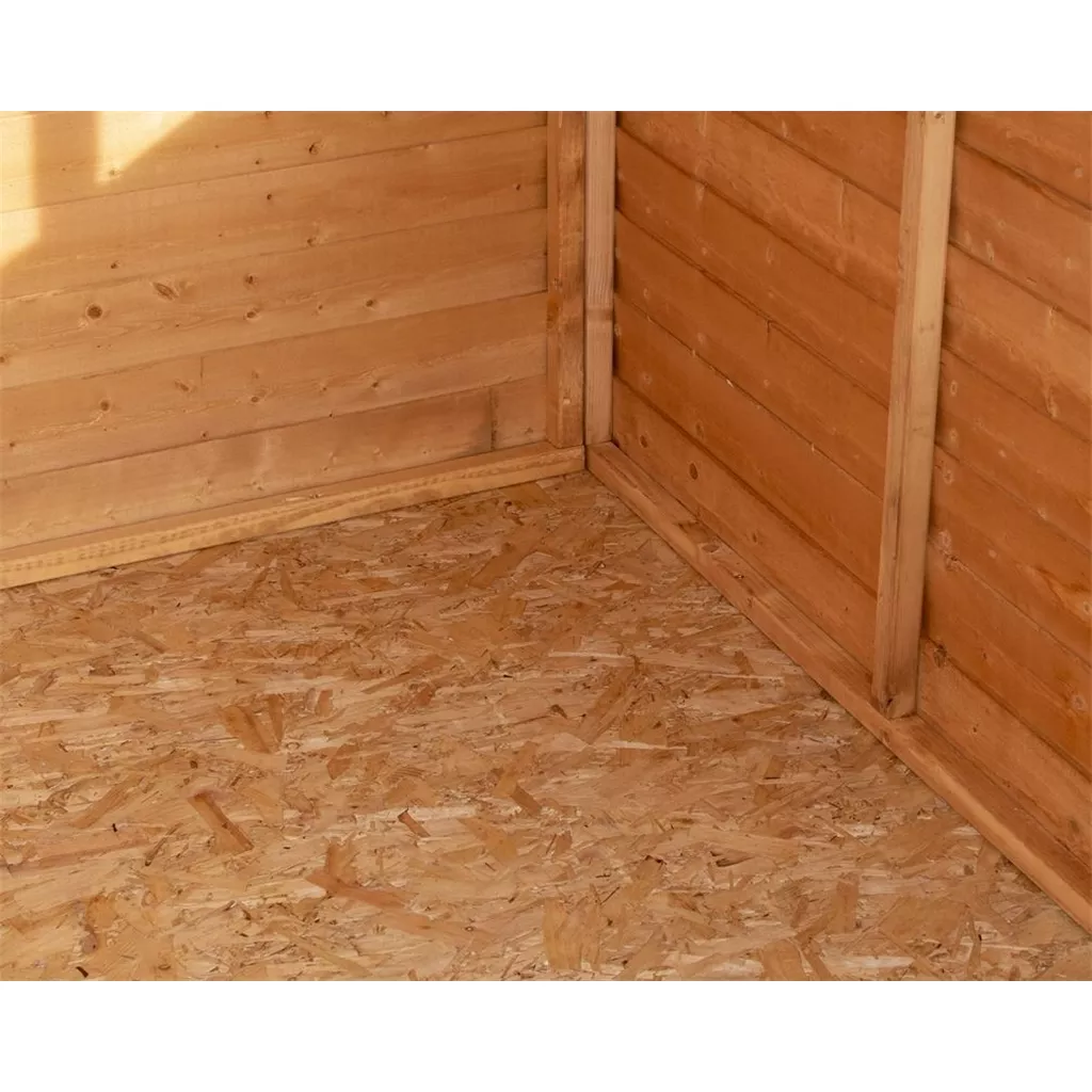 8 x 6 Super Value Overlap - Apex Wooden Bike Store – Windowless, Single Door product image