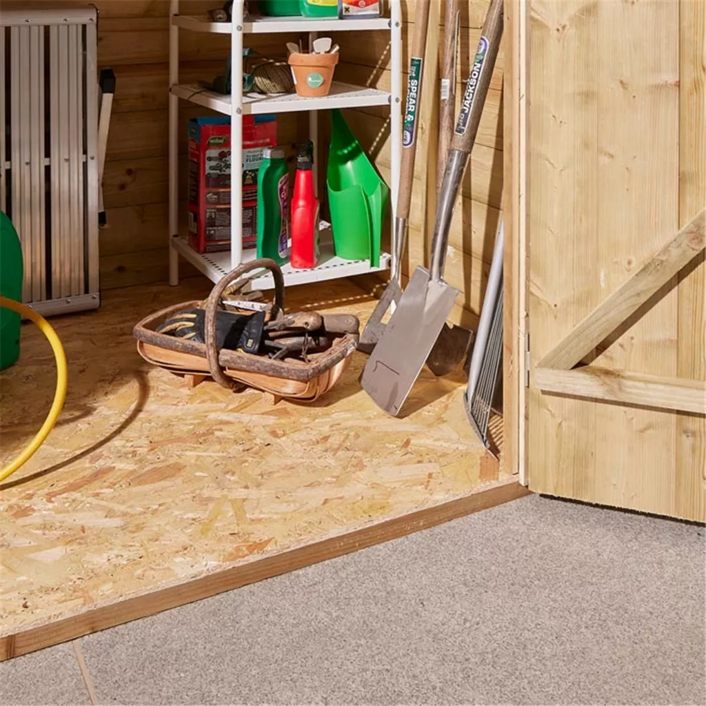 Cheshire 8 × 6 Shiplap Apex Shed Double Door product image