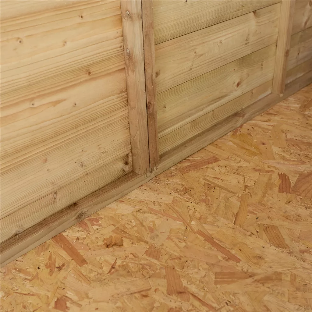 8ft x 6ft - 12mm Shiplap Apex Shed With Single Door & 1 Window product image