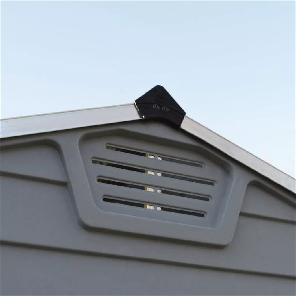 3 x 6 Double Door Apex Plastic Shed with Skylight Roofing product image